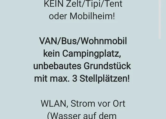 Wohnmobilstellplatz In Mecklenburg-vorpommern - Ab Juni Dixi Wc 营地 *